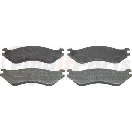 Wagner MX842 Disc Brake Pad Set Wagner Brake ThermoQuiet MX842 Semi-Metallic Disc Brake Pad Set