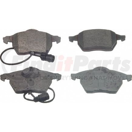 Wagner MX840A Disc Brake Pad Set Wagner Brake ThermoQuiet MX840A Semi-Metallic Disc Brake Pad Set