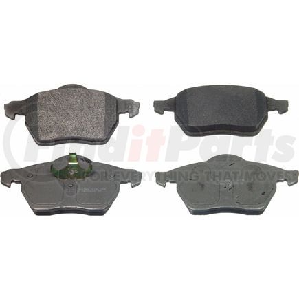 Wagner MX840B Disc Brake Pad Set Wagner Brake ThermoQuiet MX840B Semi-Metallic Disc Brake Pad Set