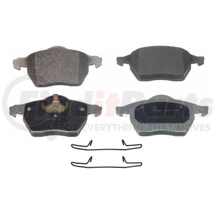 Wagner MX840C Disc Brake Pad Set Wagner Brake ThermoQuiet MX840C Semi-Metallic Disc Brake Pad Set