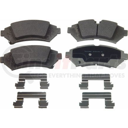 Wagner MX850 Disc Brake Pad Set Wagner Brake ThermoQuiet MX850 Semi-Metallic Disc Brake Pad Set