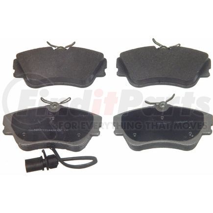 Wagner MX852 Disc Brake Pad Set Wagner Brake ThermoQuiet MX852 Semi-Metallic Disc Brake Pad Set