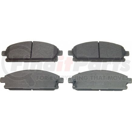 Wagner MX855 Disc Brake Pad Set Wagner Brake ThermoQuiet MX855 Semi-Metallic Disc Brake Pad Set