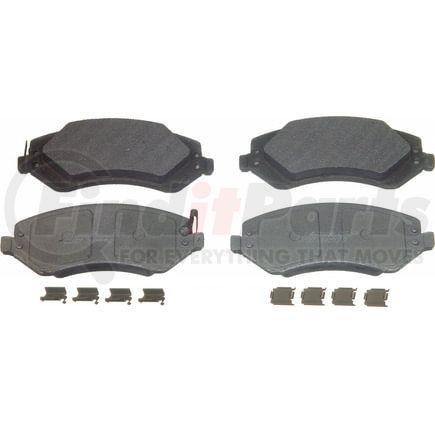 Wagner MX856B Disc Brake Pad Set Wagner Brake ThermoQuiet MX856B Semi-Metallic Disc Brake Pad Set