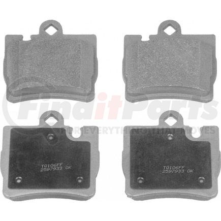 Wagner MX848 Disc Brake Pad Set Wagner Brake ThermoQuiet MX848 Semi-Metallic Disc Brake Pad Set