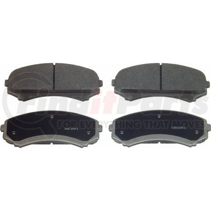 Wagner MX867A Disc Brake Pad Set Wagner Brake ThermoQuiet MX867A Semi-Metallic Disc Brake Pad Set