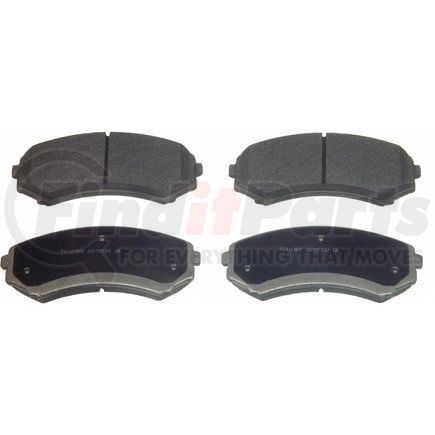 Wagner MX867 Disc Brake Pad Set Wagner Brake ThermoQuiet MX867 Semi-Metallic Disc Brake Pad Set
