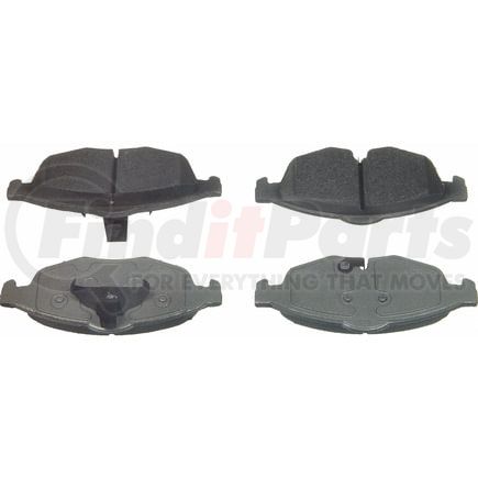 Wagner MX869 Disc Brake Pad Set Wagner Brake ThermoQuiet MX869 Semi-Metallic Disc Brake Pad Set