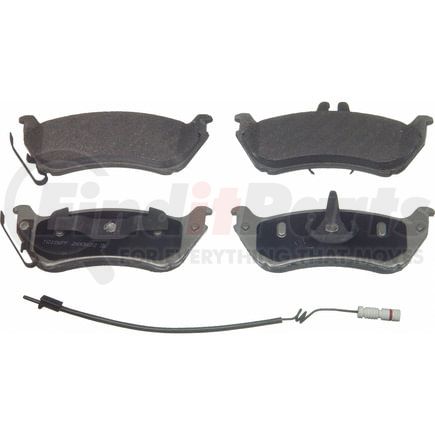 Wagner MX875 Disc Brake Pad Set Wagner Brake ThermoQuiet MX875 Semi-Metallic Disc Brake Pad Set