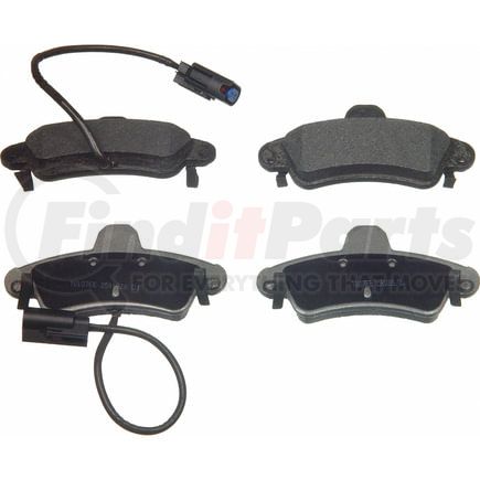 Wagner MX899 Disc Brake Pad Set Wagner Brake ThermoQuiet MX899 Semi-Metallic Disc Brake Pad Set