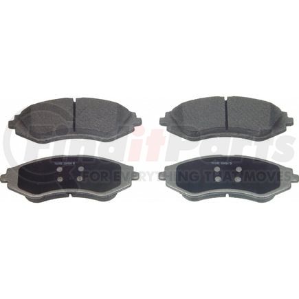 Wagner MX902 Disc Brake Pad Set Wagner Brake ThermoQuiet MX902 Semi-Metallic Disc Brake Pad Set