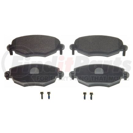 Wagner MX910 Disc Brake Pad Set Wagner Brake ThermoQuiet MX910 Semi-Metallic Disc Brake Pad Set