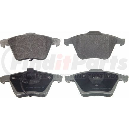 Wagner MX915A Disc Brake Pad Set Wagner Brake ThermoQuiet MX915A Semi-Metallic Disc Brake Pad Set
