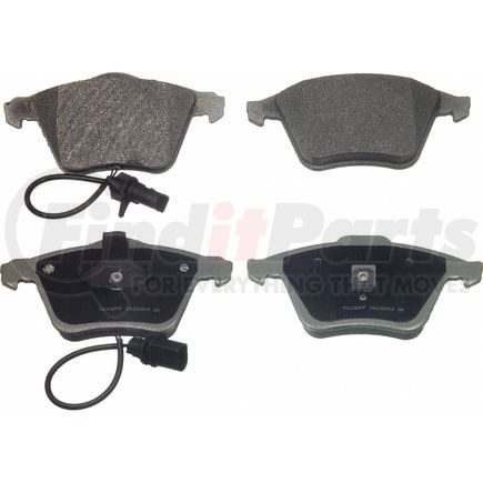 Wagner MX915 Disc Brake Pad Set Wagner Brake ThermoQuiet MX915 Semi-Metallic Disc Brake Pad Set