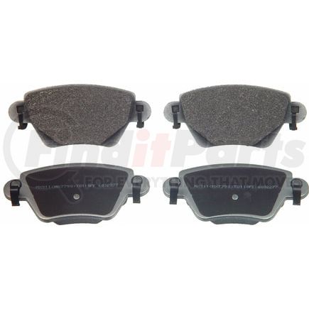 Wagner MX911 Disc Brake Pad Set Wagner Brake ThermoQuiet MX911 Semi-Metallic Disc Brake Pad Set