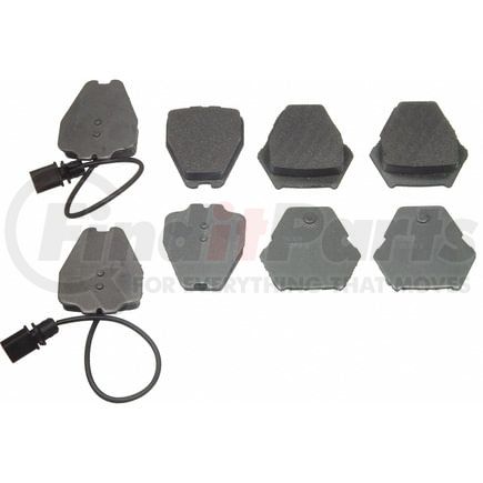 Wagner MX912 Disc Brake Pad Set Wagner Brake ThermoQuiet MX912 Semi-Metallic Disc Brake Pad Set