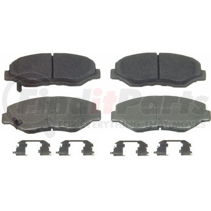 Wagner MX914 Disc Brake Pad Set Wagner Brake ThermoQuiet MX914 Semi-Metallic Disc Brake Pad Set