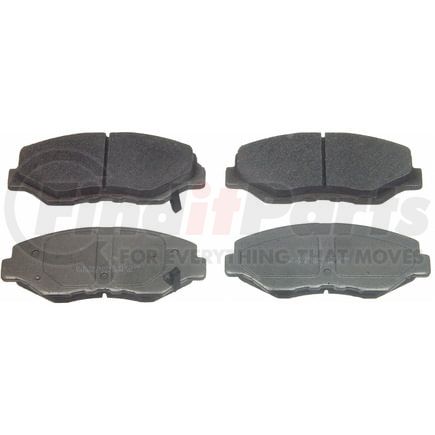 Wagner MX943 Disc Brake Pad Set Wagner Brake ThermoQuiet MX943 Semi-Metallic Disc Brake Pad Set