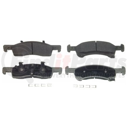 Wagner MX934 Disc Brake Pad Set Wagner Brake ThermoQuiet MX934 Semi-Metallic Disc Brake Pad Set
