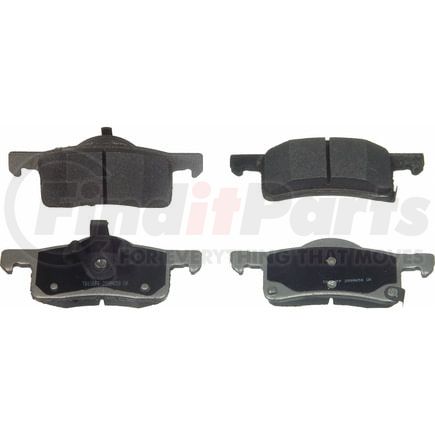 Wagner MX935 Disc Brake Pad Set Wagner Brake ThermoQuiet MX935 Semi-Metallic Disc Brake Pad Set