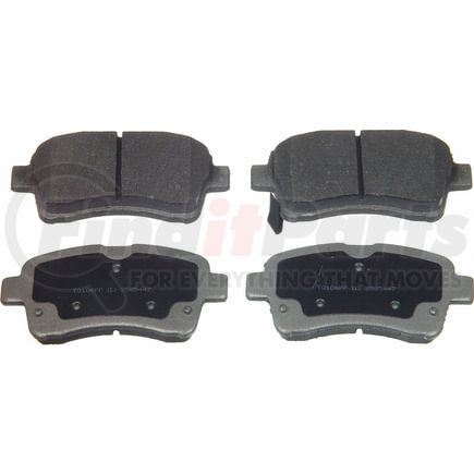 Wagner MX937 Disc Brake Pad Set Wagner ThermoQuiet MX937 Semi-Metallic Disc Brake Pad Set
