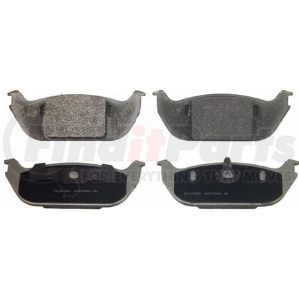 Wagner MX952 Disc Brake Pad Set Wagner Brake ThermoQuiet MX952 Semi-Metallic Disc Brake Pad Set