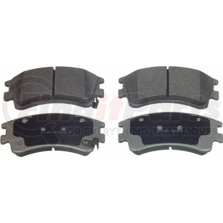 Wagner MX957 Disc Brake Pad Set Wagner Brake ThermoQuiet MX957 Semi-Metallic Disc Brake Pad Set