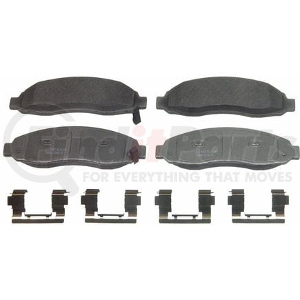 Wagner MX962 Disc Brake Pad Set Wagner Brake ThermoQuiet MX962 Semi-Metallic Disc Brake Pad Set