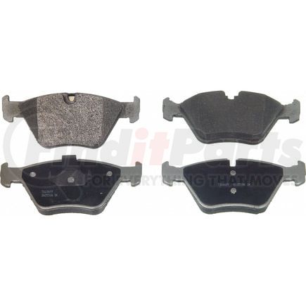 Wagner MX946 Disc Brake Pad Set Wagner Brake ThermoQuiet MX946 Semi-Metallic Disc Brake Pad Set
