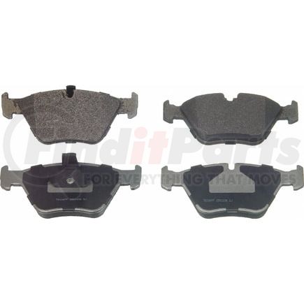Wagner MX947 Disc Brake Pad Set Wagner Brake ThermoQuiet MX947 Semi-Metallic Disc Brake Pad Set