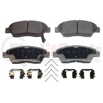 Wagner MX948 Disc Brake Pad Set Wagner Brake ThermoQuiet MX948 Semi-Metallic Disc Brake Pad Set