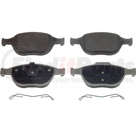 Wagner MX970 Disc Brake Pad Set Wagner Brake ThermoQuiet MX970 Semi-Metallic Disc Brake Pad Set