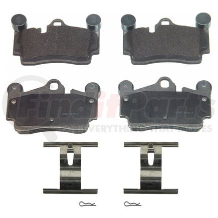 Wagner MX978A Disc Brake Pad Set Wagner Brake ThermoQuiet MX978A Semi-Metallic Disc Brake Pad Set