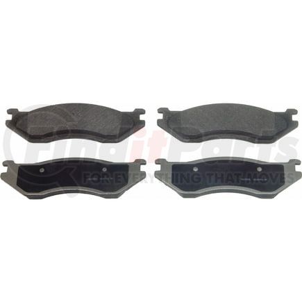 Wagner MX966A Disc Brake Pad Set Wagner Brake ThermoQuiet MX966A Semi-Metallic Disc Brake Pad Set