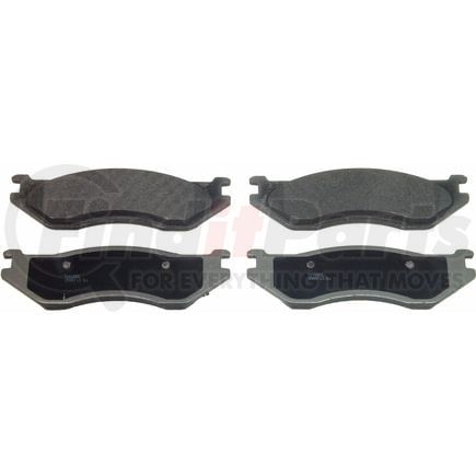 Wagner MX966 Disc Brake Pad Set Wagner Brake ThermoQuiet MX966 Semi-Metallic Disc Brake Pad Set