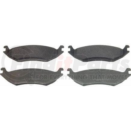 Wagner MX967 Disc Brake Pad Set Wagner Brake ThermoQuiet MX967 Semi-Metallic Disc Brake Pad Set