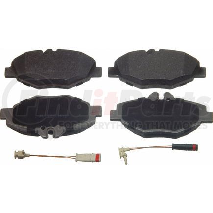 Wagner MX987 Disc Brake Pad Set Wagner Brake ThermoQuiet MX987 Semi-Metallic Disc Brake Pad Set