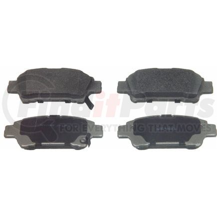 Wagner MX995 Disc Brake Pad Set Wagner Brake ThermoQuiet MX995 Semi-Metallic Disc Brake Pad Set