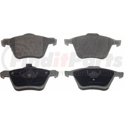 Wagner MX979 Disc Brake Pad Set Wagner Brake ThermoQuiet MX979 Semi-Metallic Disc Brake Pad Set