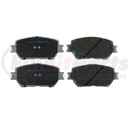 085-1657 by BECK ARNLEY - PREMIUM ASM BRAKE PADS