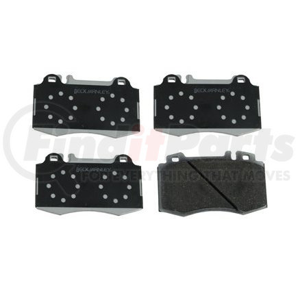 085-1666 by BECK ARNLEY - PREMIUM ASM BRAKE PADS