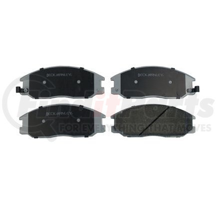 085-1675 by BECK ARNLEY - PREMIUM ASM BRAKE PADS