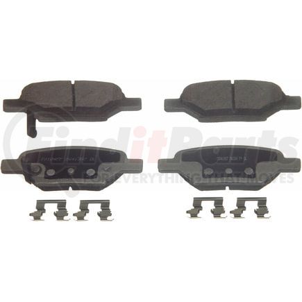 Wagner PD1033A Disc Brake Pad Set Wagner Brake ThermoQuiet PD1033A Ceramic Disc Brake Pad Set
