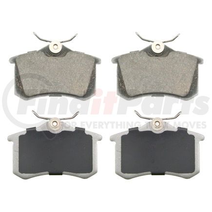 Wagner PD1017 Disc Brake Pad Set Wagner Brake ThermoQuiet PD1017 Ceramic Disc Brake Pad Set