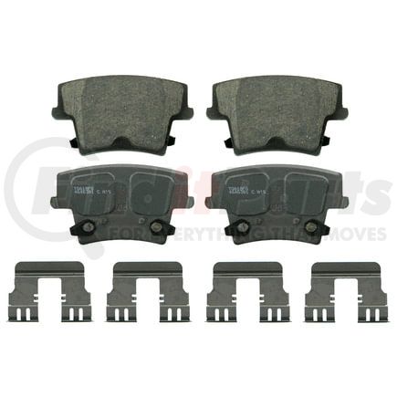 Wagner PD1057A Disc Brake Pad Set Wagner Brake ThermoQuiet PD1057A Ceramic Disc Brake Pad Set