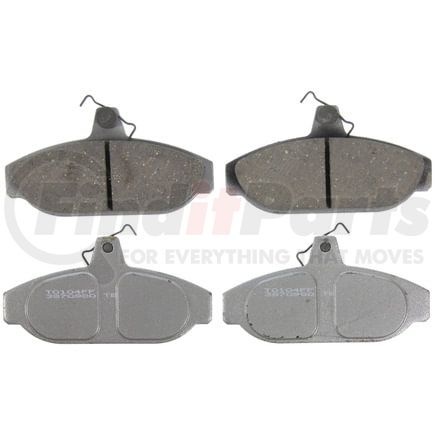 Wagner PD255 Disc Brake Pad Set Wagner Brake ThermoQuiet PD255 Disc Brake Pad Set