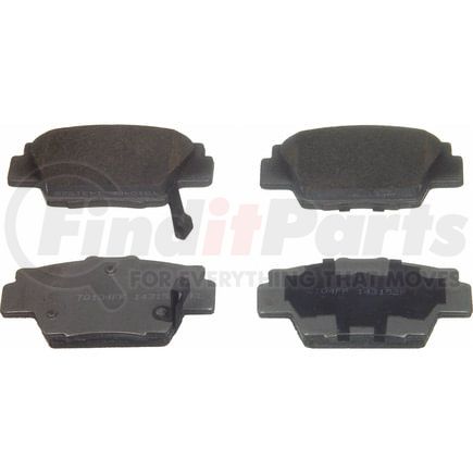 Wagner PD504 Disc Brake Pad Set Wagner ThermoQuiet PD504 Ceramic Disc Brake Pad Set