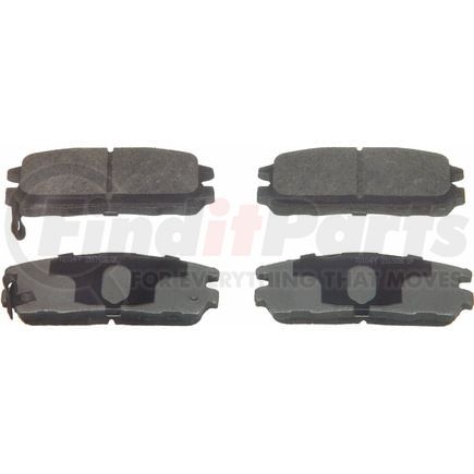 Wagner PD580A Disc Brake Pad Set Wagner Brake ThermoQuiet PD580A Ceramic Disc Brake Pad Set