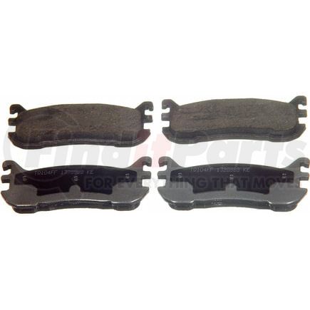 Wagner PD663A Disc Brake Pad Set Wagner Brake ThermoQuiet PD663A Disc Brake Pad Set