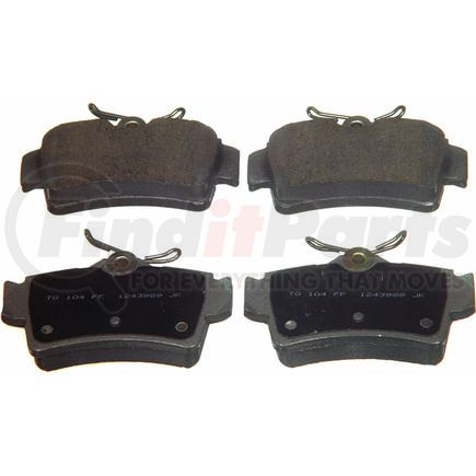 Wagner PD627A Disc Brake Pad Set Wagner Brake ThermoQuiet PD627A Disc Brake Pad Set